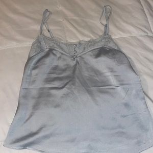 abercrombie & fitch light blue tank top